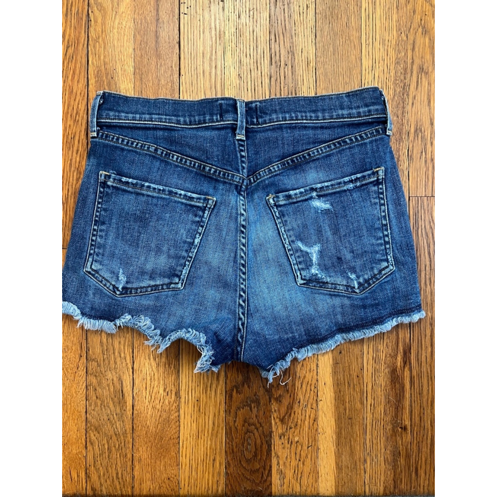 AGOLDE Premium Jaden High Rise Cut Off Denim Shorts Size 27 in Starwood - Picture 5 of 5